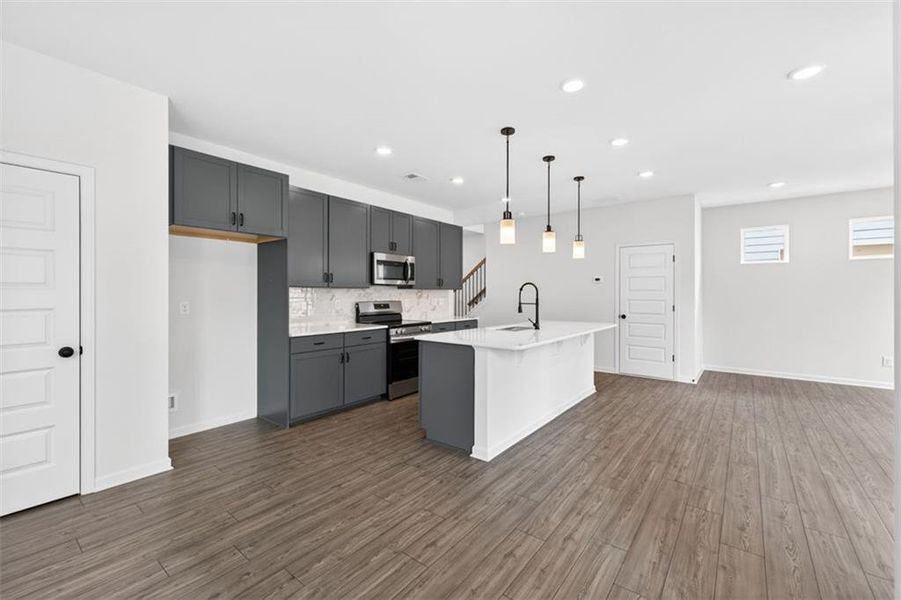 Furnished interior view inside a new home in Sanders Park, Austell (Image 14).
