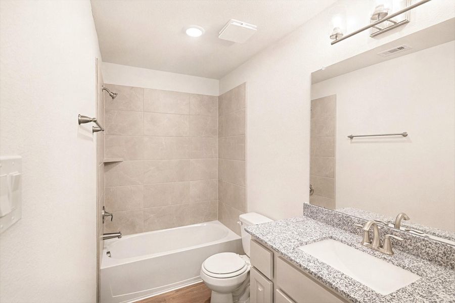 Furnished interior view inside a new home in Oakwood Ranch, Willis (Image 7). Furnished interior view inside a new home in Oakwood Ranch, Willis (Image 7).