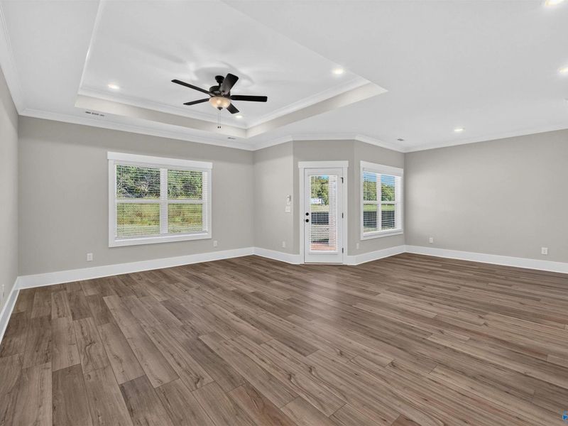 Spacious, unfurnished interior of a new home in Bailey Park, Fayetteville (Image 26). Spacious, unfurnished interior of a new home in Bailey Park, Fayetteville (Image 26).