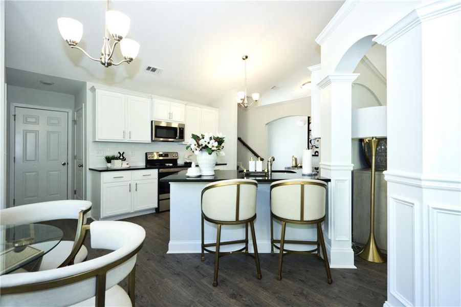 Furnished interior view inside a new home in , Covington (Image 17).