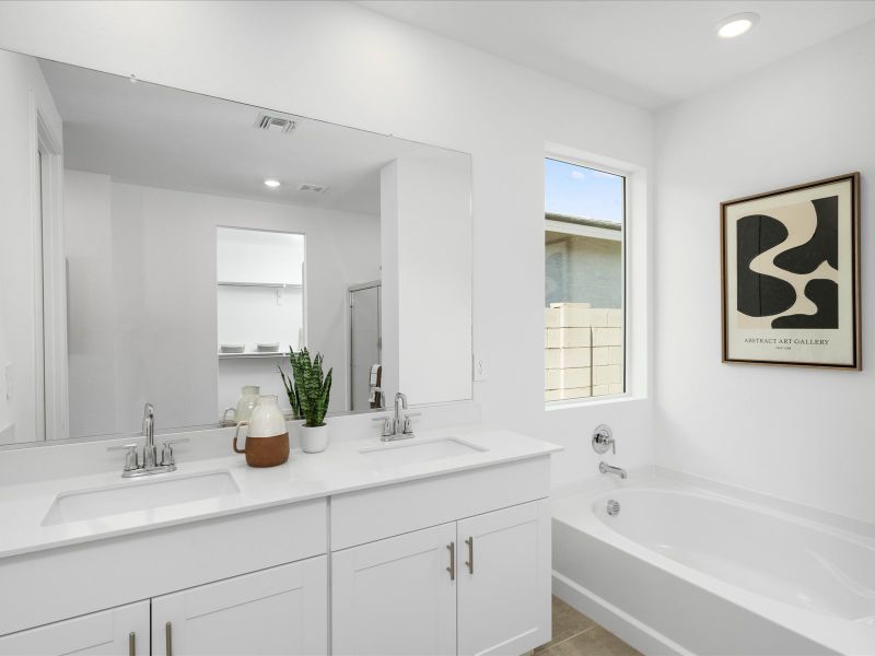 Bathroom in the Lark Floorplan at Rancho Mirage