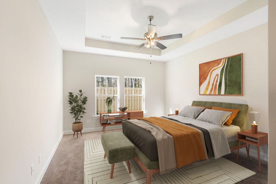 Furnished interior view inside a new home in Tillery Park, Grovetown (Image 9). Furnished interior view inside a new home in Tillery Park, Grovetown (Image 9).