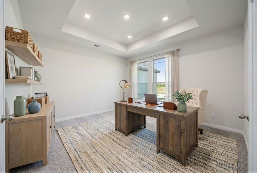 Furnished interior view inside a new home in Blue Heron Estates, Beasley (Image 13).