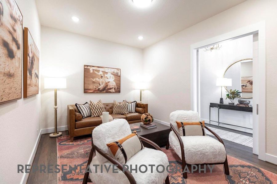Furnished interior view inside a new home in Cross Creek West, Fulshear (Image 27).