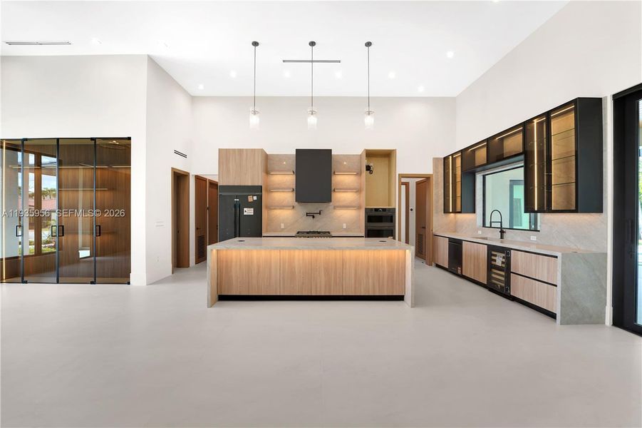 Furnished interior view inside a new home in , Miami (Image 10).