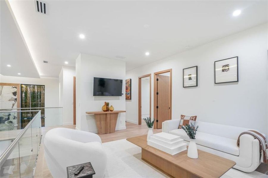 Furnished interior view inside a new home in , Roswell (Image 57). Furnished interior view inside a new home in , Roswell (Image 57).