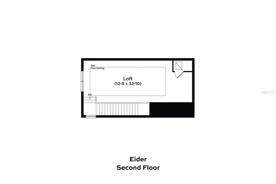 2D floor plan layout of this home in Serengeti, Spring Hill, FL (Image 5).