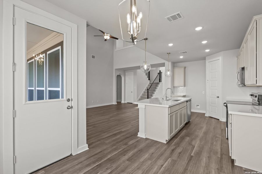 Furnished interior view inside a new home in Megan's Landing, Castroville (Image 13). Furnished interior view inside a new home in Megan's Landing, Castroville (Image 13).