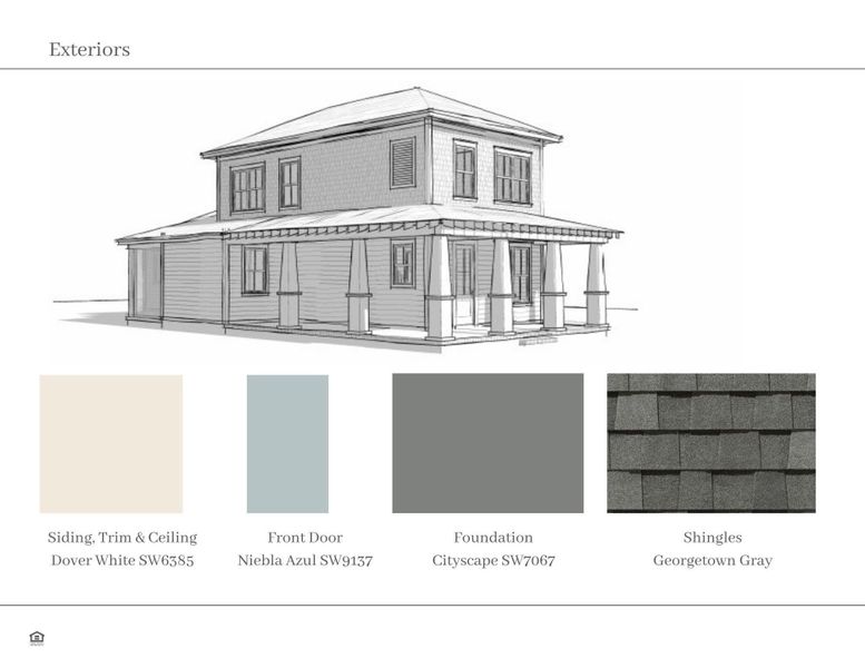 Sample of building materials used in homes in , Summerville (Image 35).