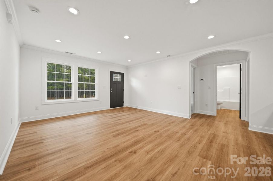 Spacious, unfurnished interior of a new home in , Hickory (Image 12).