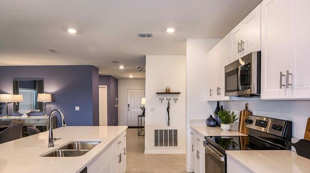 Furnished interior view inside a new home in Scenic Terrace, Lake Hamilton (Image 13). Furnished interior view inside a new home in Scenic Terrace, Lake Hamilton (Image 13).