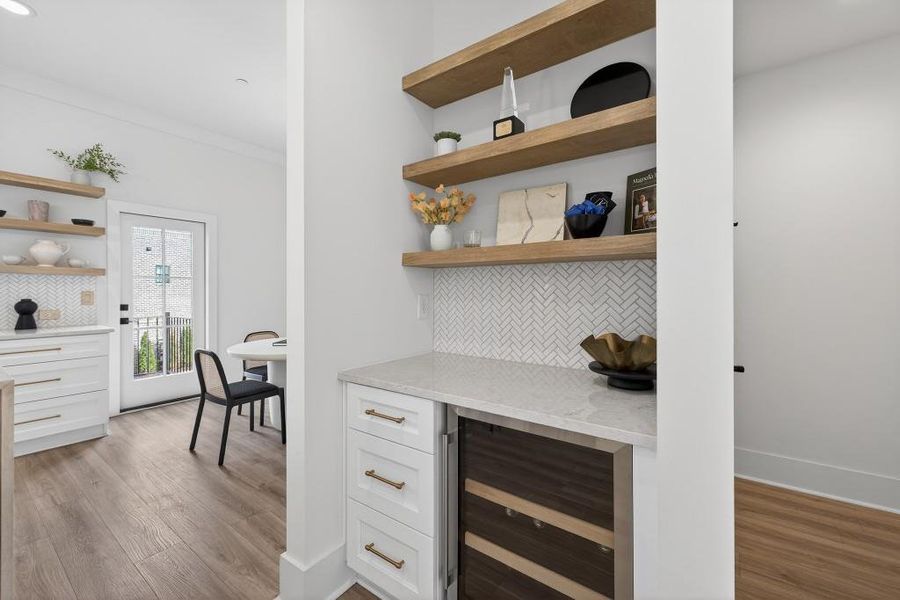 Furnished interior view inside a new home in Skyview On Broad, Sugar Hill (Image 30). Furnished interior view inside a new home in Skyview On Broad, Sugar Hill (Image 30).