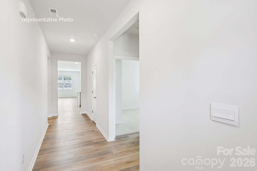 Spacious, unfurnished interior of a new home in Secrest Commons, Monroe (Image 31).