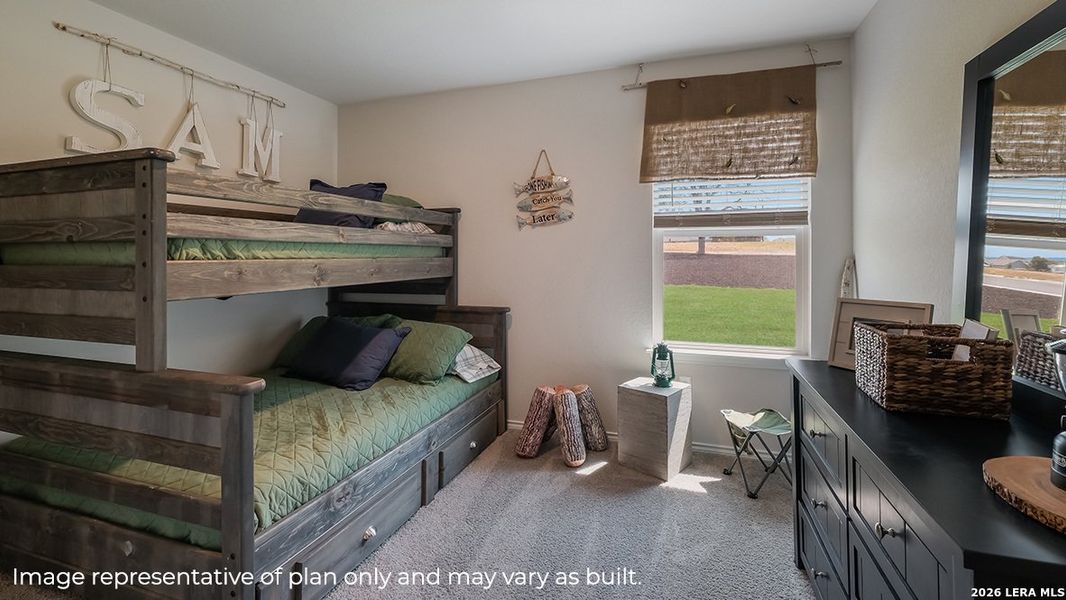 Furnished interior view inside a new home in Seneca Trails, Leon Valley (Image 14).