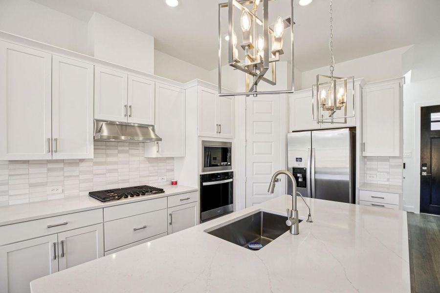 Furnished interior view inside a new home in Pinewood Trails - Luxe Series, Houston (Image 20).