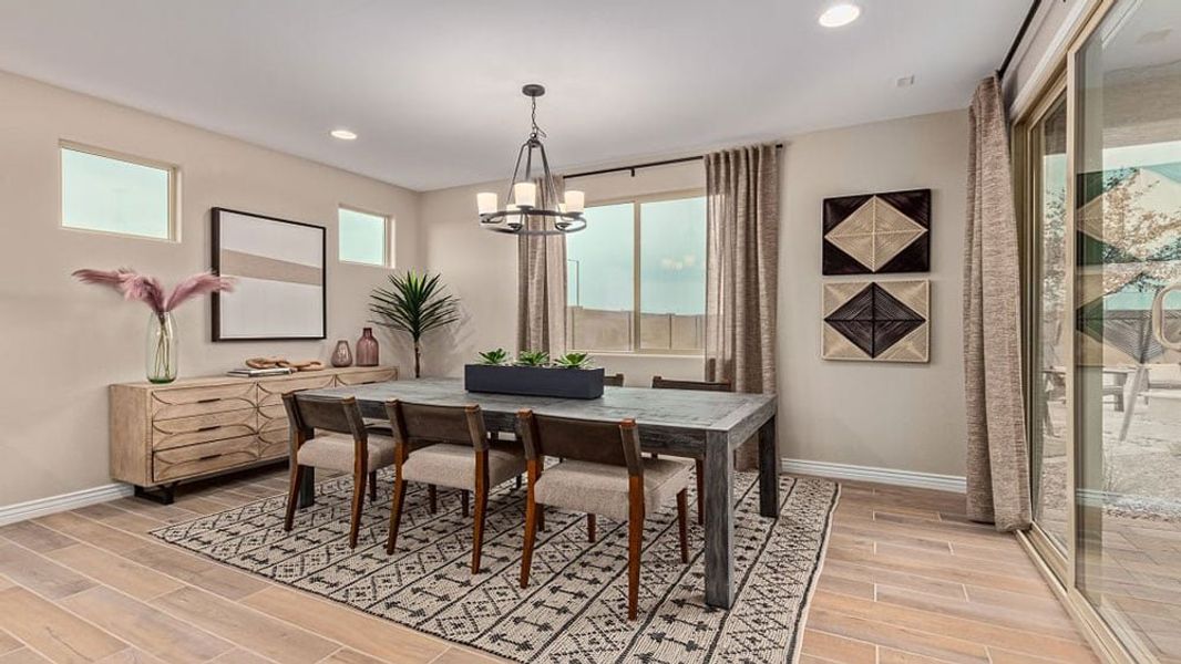 Representative furnished interior of a home built from the Paisley by Taylor Morrison in Paradisi Discovery Collection, Surprise (Image 7).