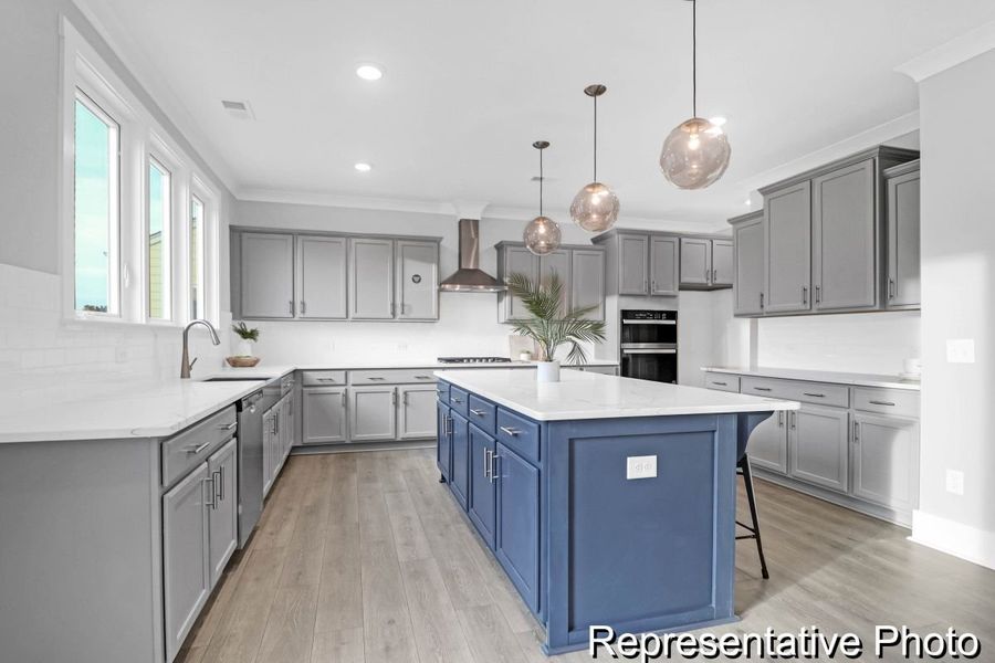 Furnished interior view inside a new home in Homecoming, Ravenel (Image 9).