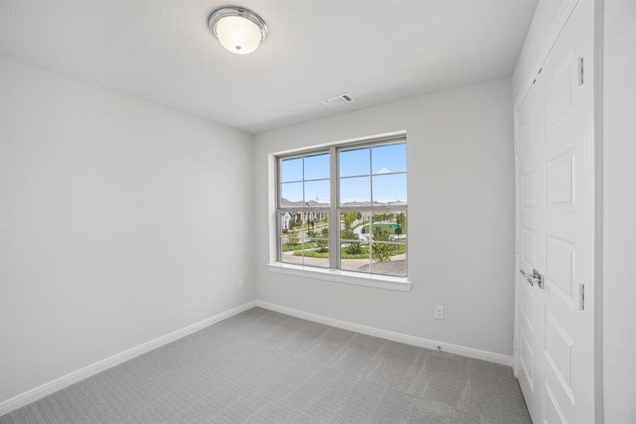 Spacious, unfurnished interior of a new home in Karis - Village Series, Crowley (Image 35). Spacious, unfurnished interior of a new home in Karis - Village Series, Crowley (Image 35).