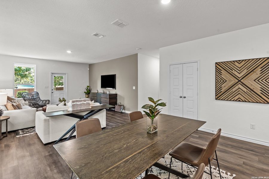 Furnished interior view inside a new home in Davis Ranch, San Antonio (Image 5).