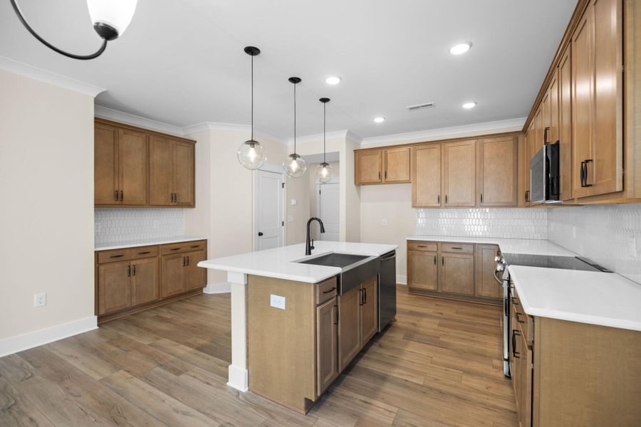 Furnished interior view inside a new home in Harbor Crossing, Greensboro (Image 9).