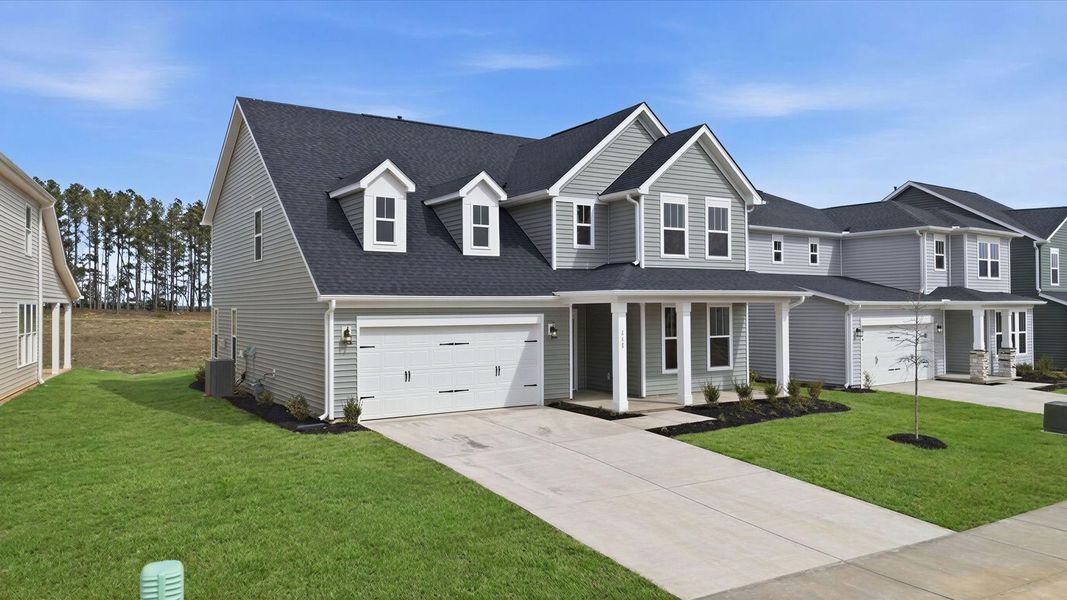 Exceptional home with tasteful exterior finishes and a thoughtfully designed façade at the Foxbank in Gray Court, SC