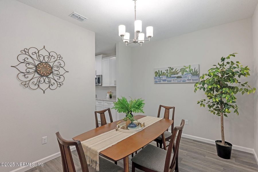 Furnished interior view inside a new home in , Jacksonville (Image 21).