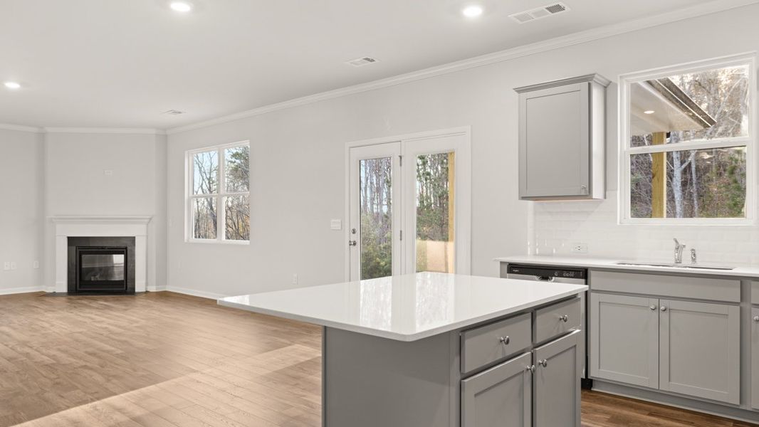 Furnished interior view inside a new home in Liberty Crossing, Braselton (Image 5).