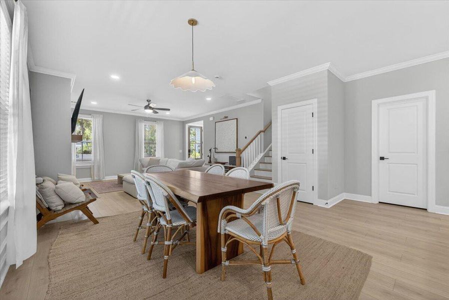 Furnished interior view inside a new home in Oak Bluff, Charleston (Image 12).