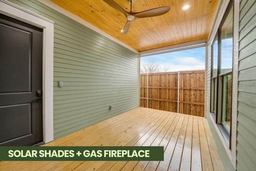 Exterior details and patio area of a home in , Dallas (Image 23). Exterior details and patio area of a home in , Dallas (Image 23).