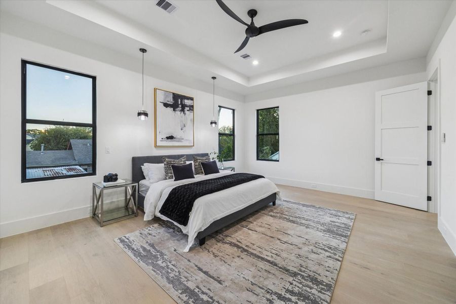 Furnished interior view inside a new home in , Houston (Image 14).