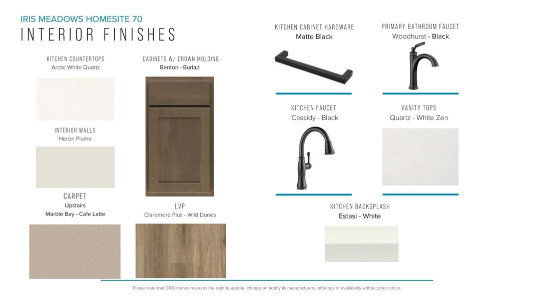 Furnished interior view inside a new home in Iris Meadows, Moore (Image 28).