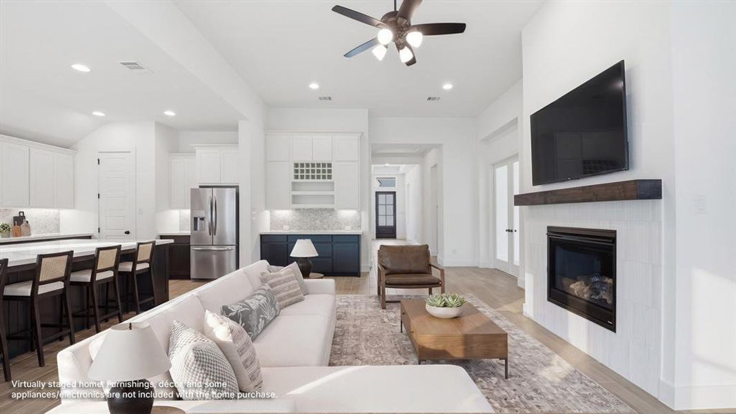 Furnished interior view inside a new home in The Parks at Wilson Creek, Celina (Image 5).