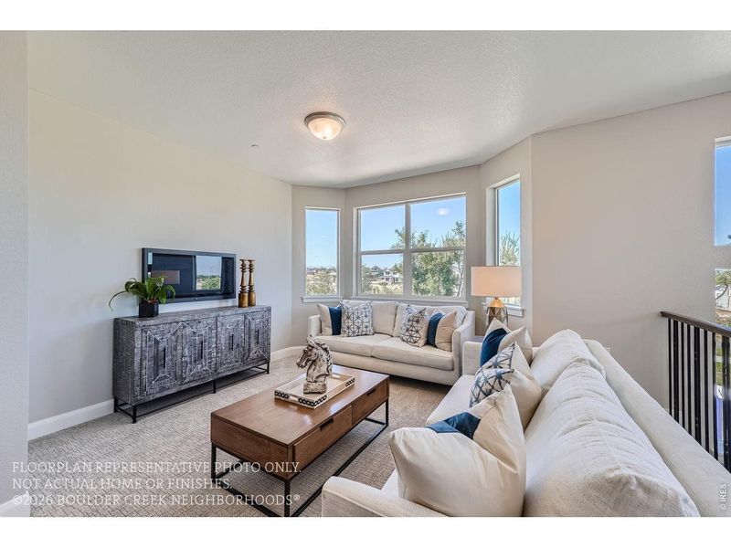 Furnished interior view inside a new home in , Boulder (Image 36).
