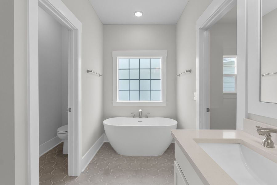 Furnished interior view inside a new home in The Sanctuary at Sunset Beach, Sunset Beach (Image 11).