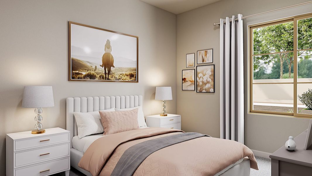 Representative furnished interior of a home built from the Echo Plan 4508 by Tri Pointe Homes in Soleo, San Tan Valley (Image 12).