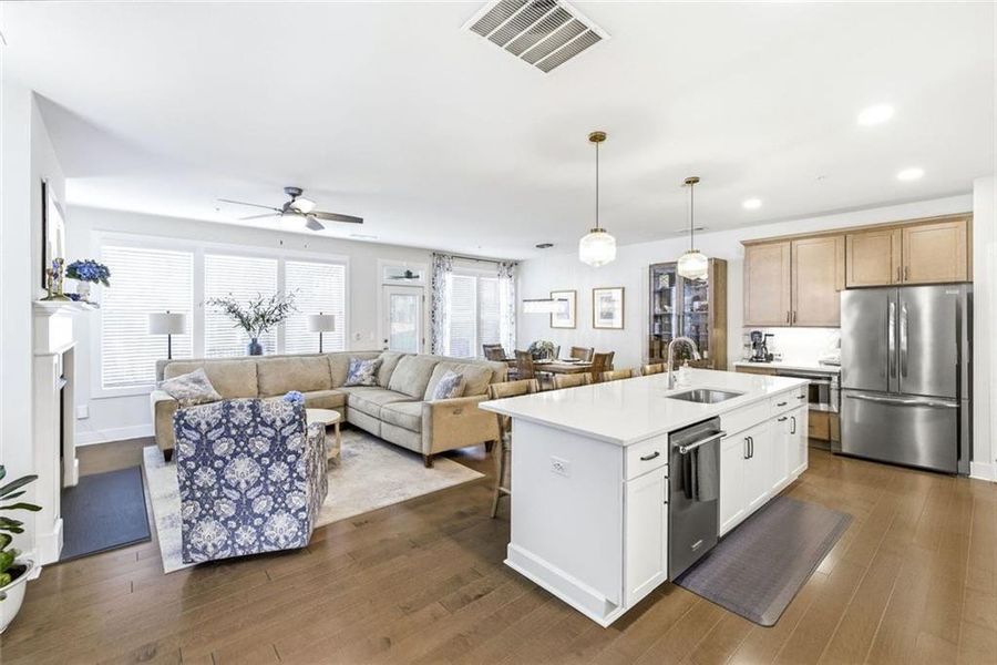 Furnished interior view inside a new home in , Cumming (Image 19).