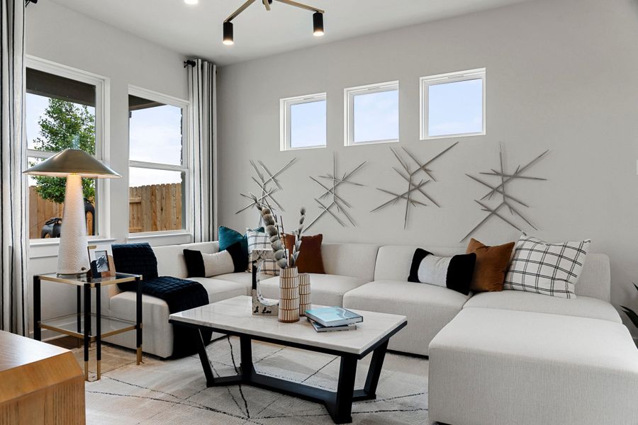 Furnished interior view inside a new home in Park Central, Georgetown (Image 11). Furnished interior view inside a new home in Park Central, Georgetown (Image 11).