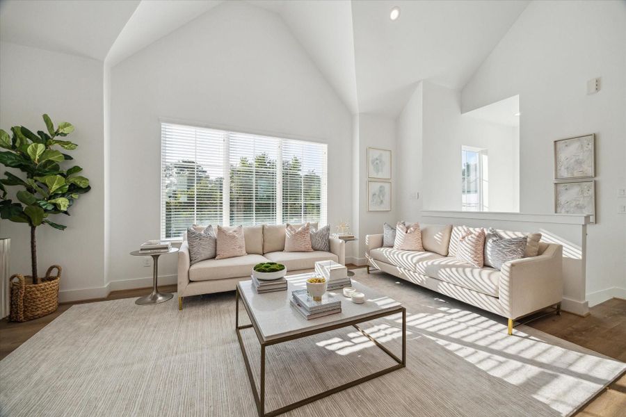 Furnished interior view inside a new home in , Houston (Image 3).