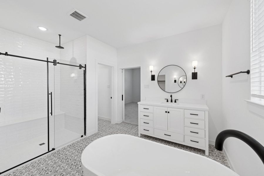 Spa-like primary bath (*Photo not of actual home and used for illustration purposes only.)