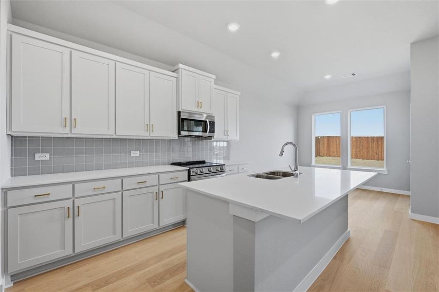 Furnished interior view inside a new home in The Preserve, Sherman (Image 7).