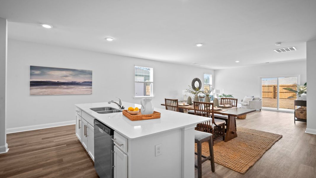 Furnished interior view inside a new home in The Lakes at North Glynn, Brunswick (Image 8).