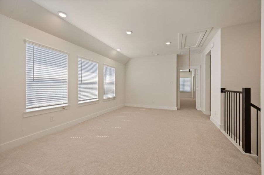 Spacious, unfurnished interior of a new home in Chelsea Commons, Allen (Image 24). Spacious, unfurnished interior of a new home in Chelsea Commons, Allen (Image 24).