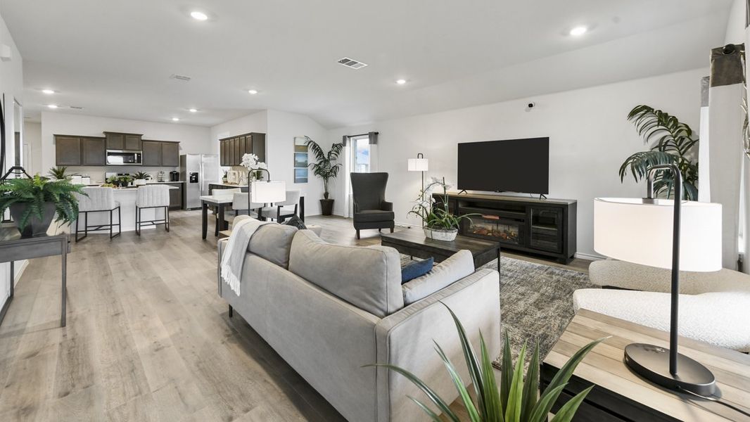 Furnished interior view inside a new home in Bluff Springs, Ferris (Image 8).