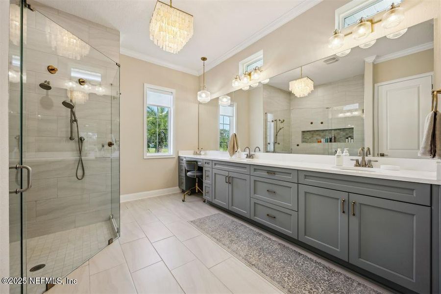 Furnished interior view inside a new home in Amelia National, Fernandina Beach (Image 16). Furnished interior view inside a new home in Amelia National, Fernandina Beach (Image 16).