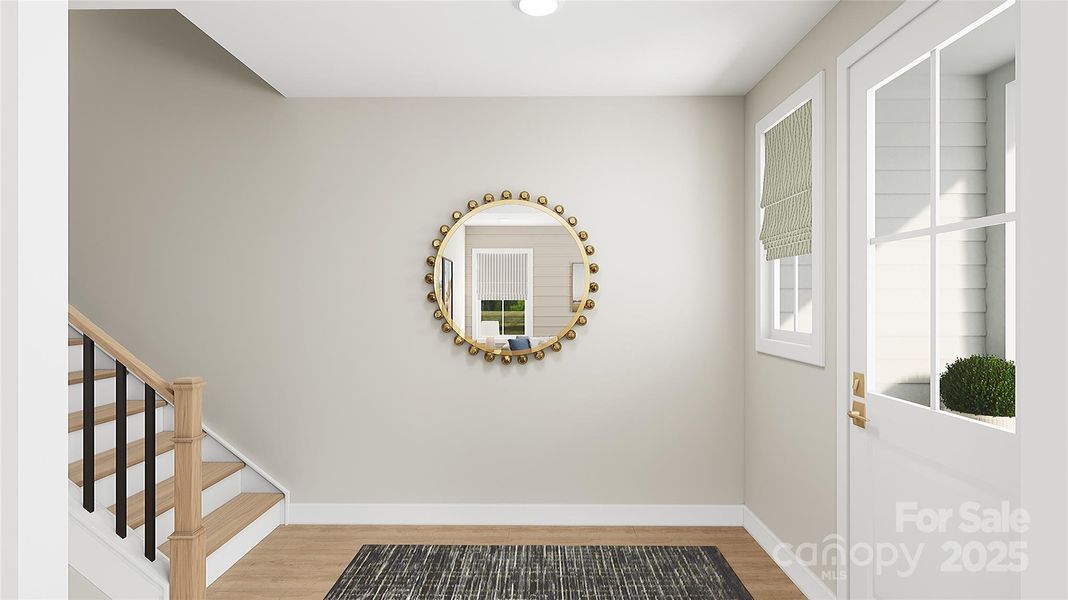 Front Entry Through 8' Doorway. *Virtual Rendering | Actual Finishes, Structural Selections, and Orientation May Vary.