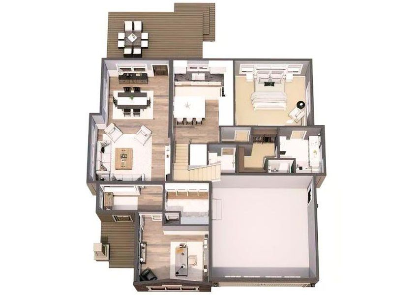 2D floor plan layout of this home in , Douglasville, GA (Image 4).