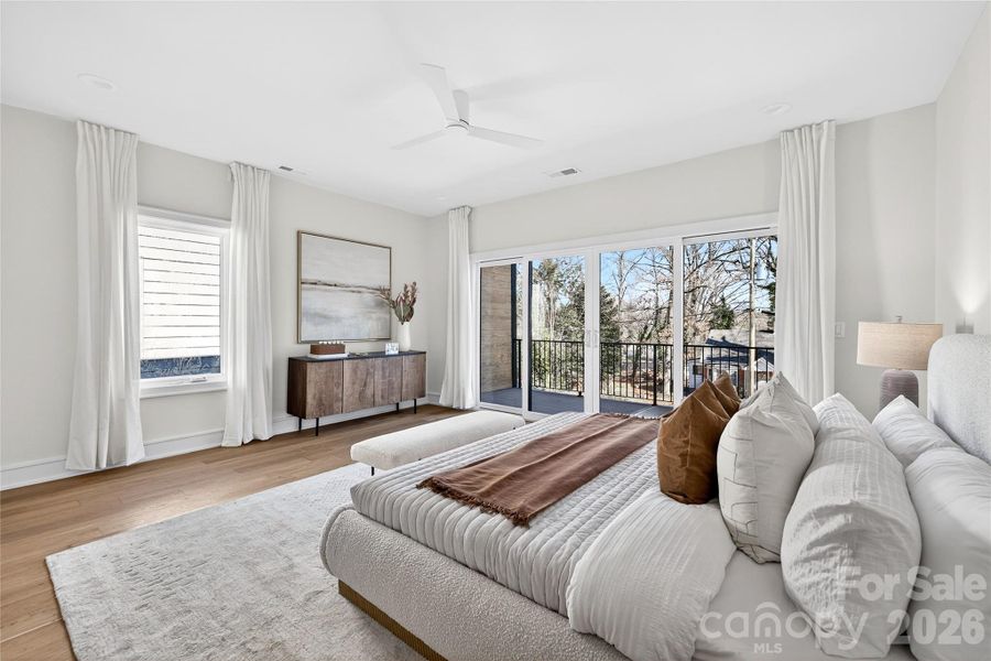 Furnished interior view inside a new home in , Charlotte (Image 11).