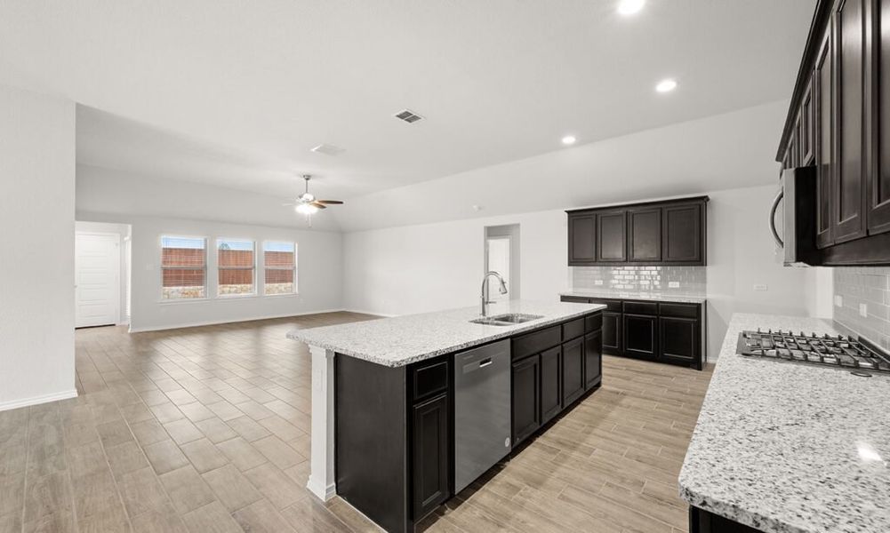 Representative exterior photo of a completed home built from the Walden II by Impression Homes in Stone Eagle, Azle, TX (Image 11).