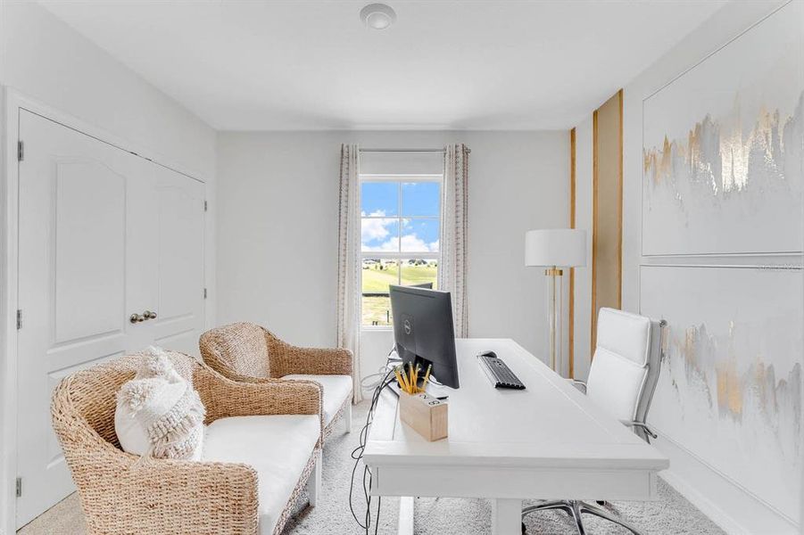 Furnished interior view inside a new home in Brentwood, Davenport (Image 12).