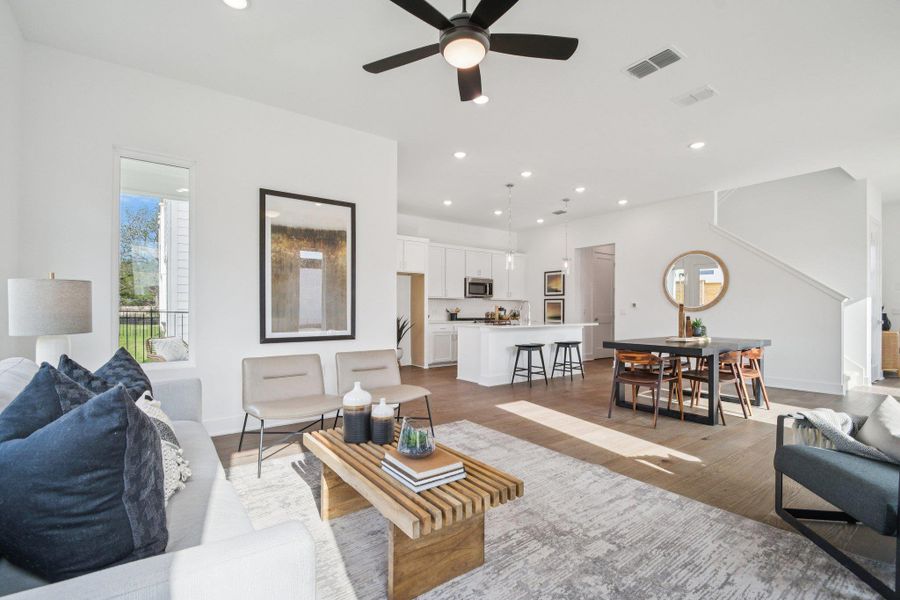 Furnished interior view inside a new home in Novel, Austin (Image 17).